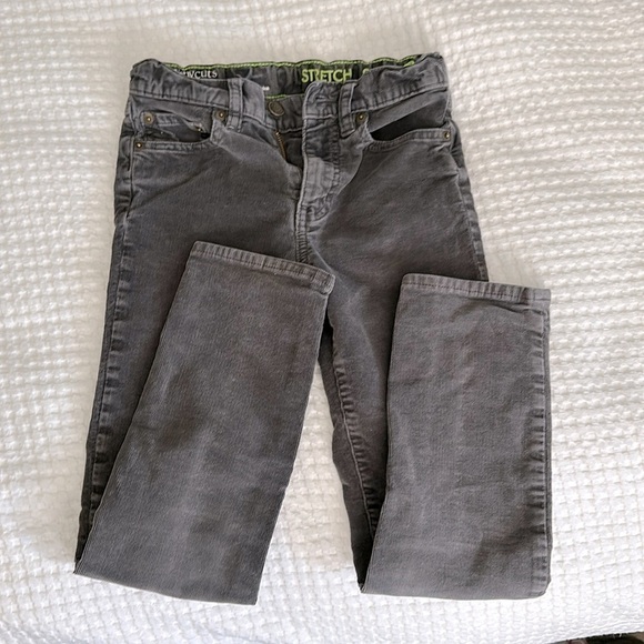 Crewcuts Corduroy Stretch Fit,Gray,Size 8 - Picture 1 of 3